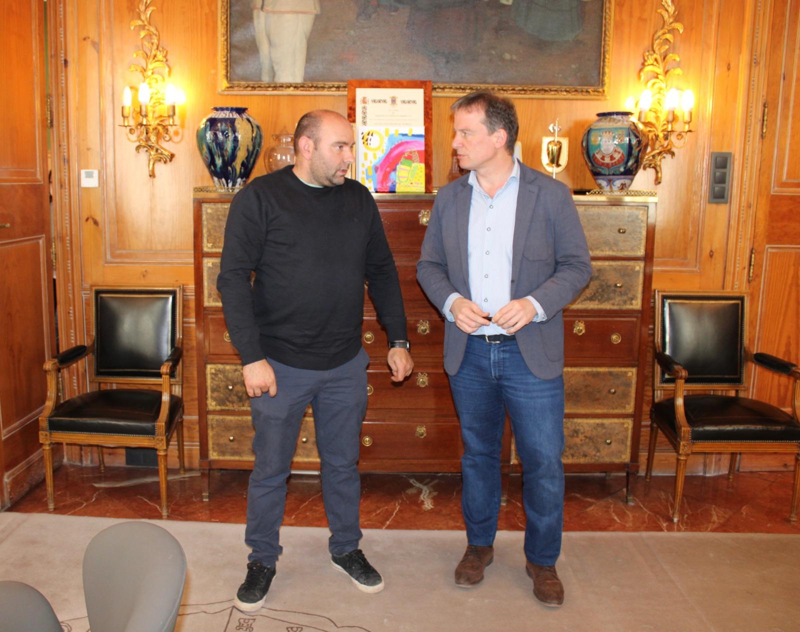 reunión con el presidente de la Diputación Provincial de Burgos