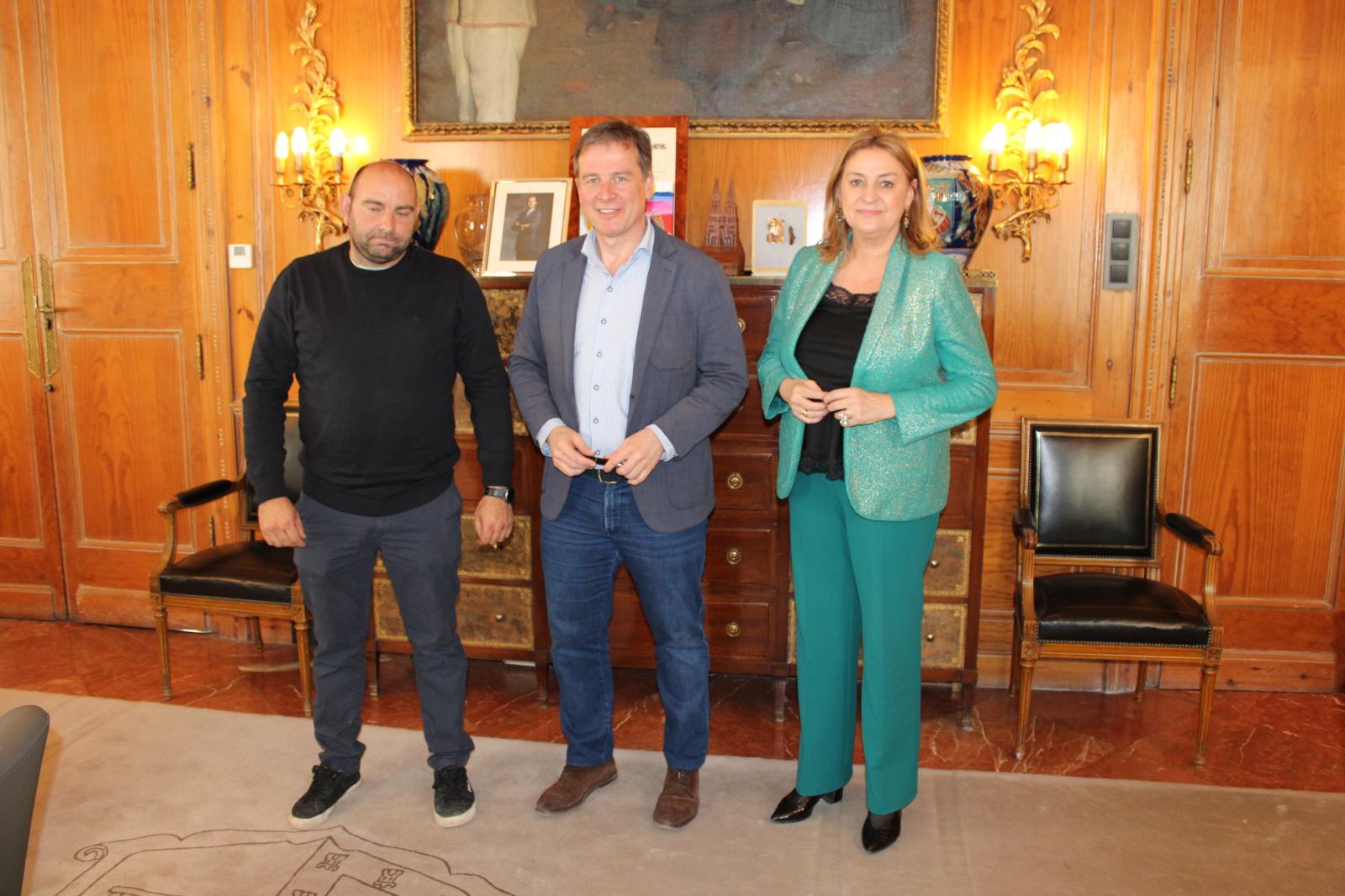 reunión con el presidente de la Diputación Provincial de Burgos