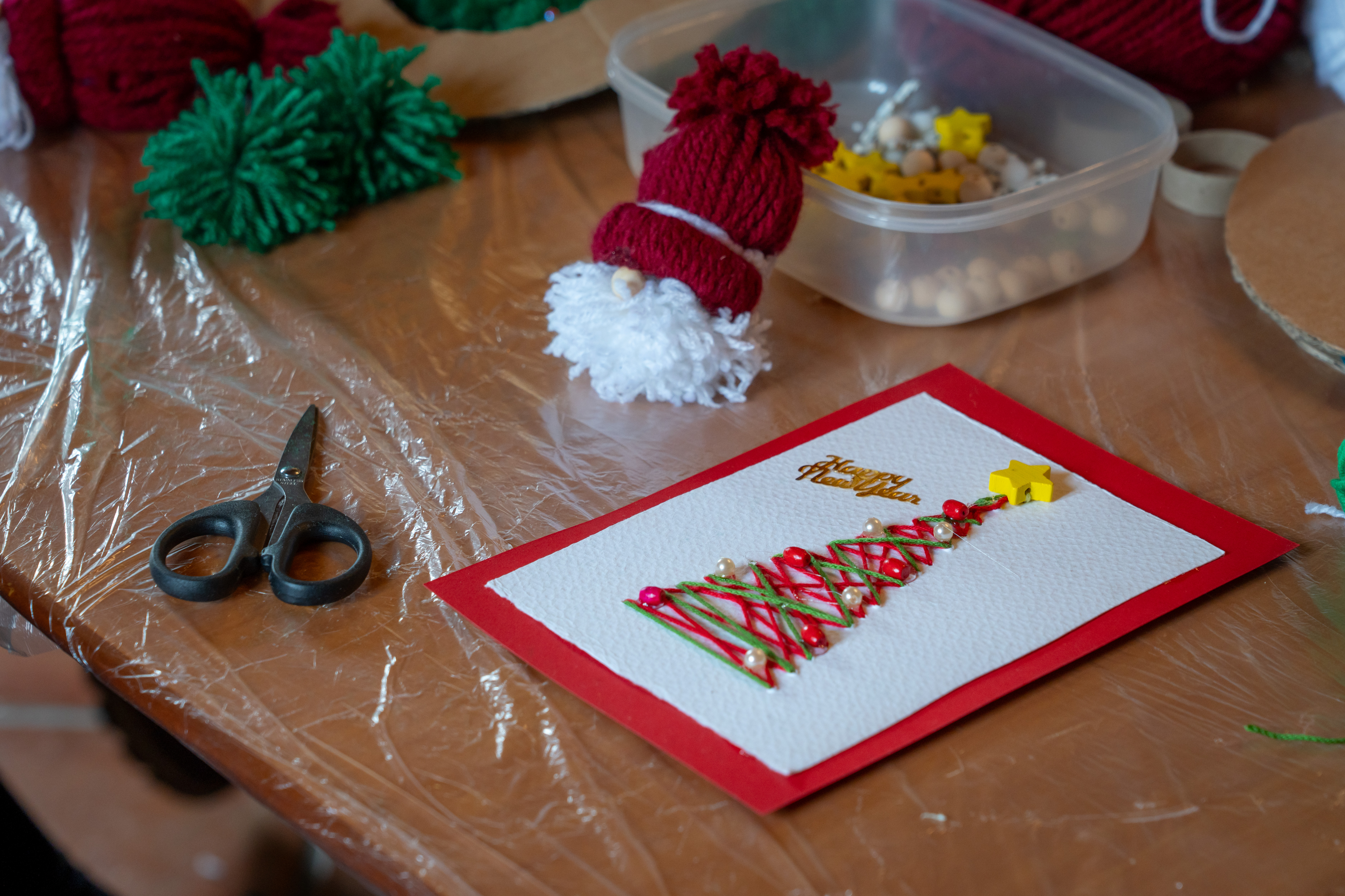 taller adornos navideños 13 de diciembre